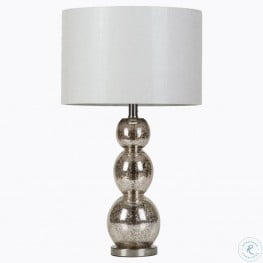 901185 Antique Silver Table Lamp