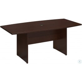 Mocha Cherry 72" Boat Top Conference Table