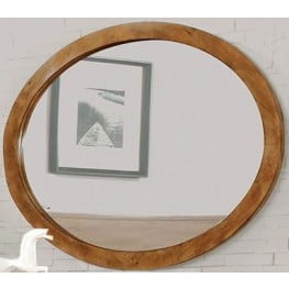 Lennart Oak Oval Mirror