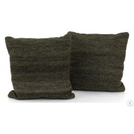 Nomad Sage Juniper Kilim Square Pillow Set Of 2