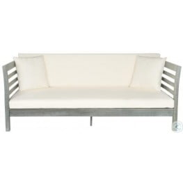 Malibu Ash Gray and Beige Outdoor Daybed