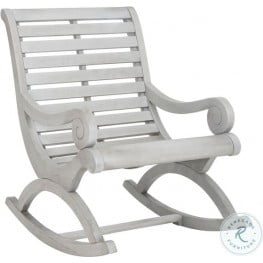 Sonora Ash Gray Outdoor Rocking Chair