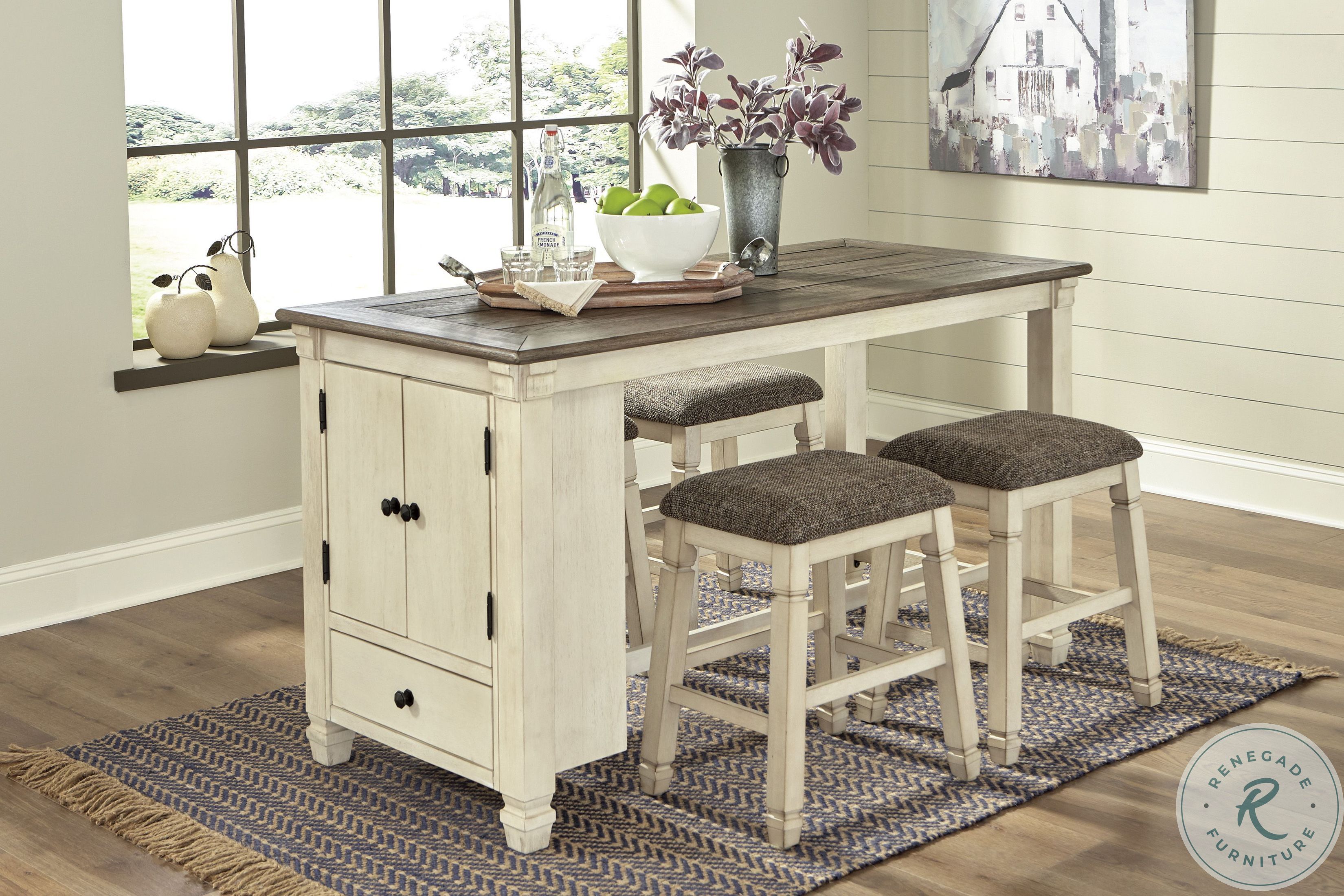 Bolanburg Two Tone Counter Height Dining Table