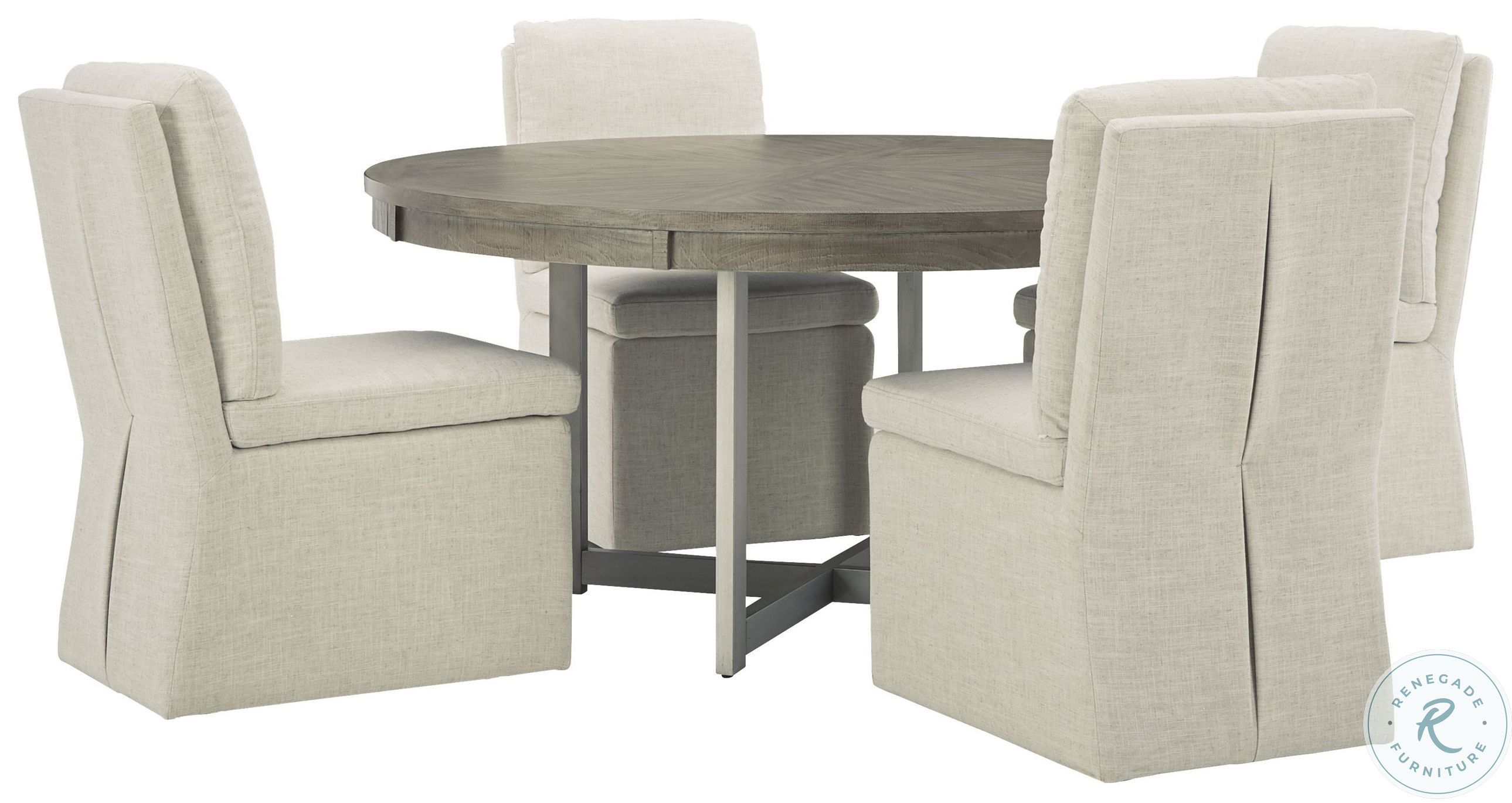 Krystanza Oatmeal Dining Chair Set Of 2 D76602