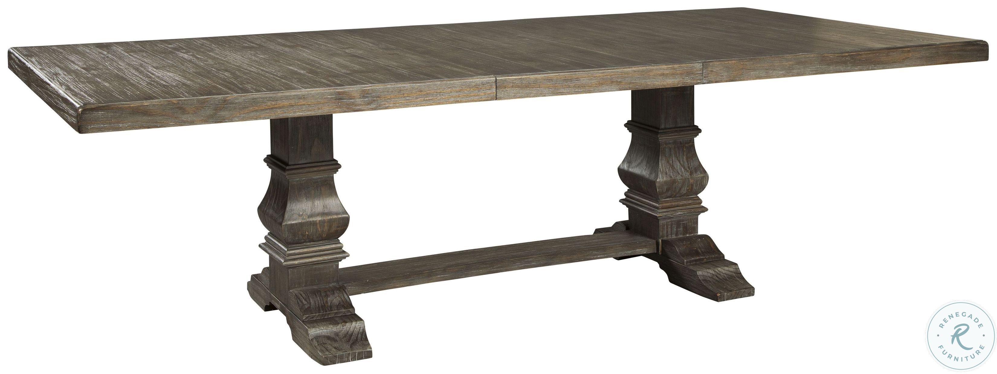 Wyndahl Rustic Brown Extendable Dining Table