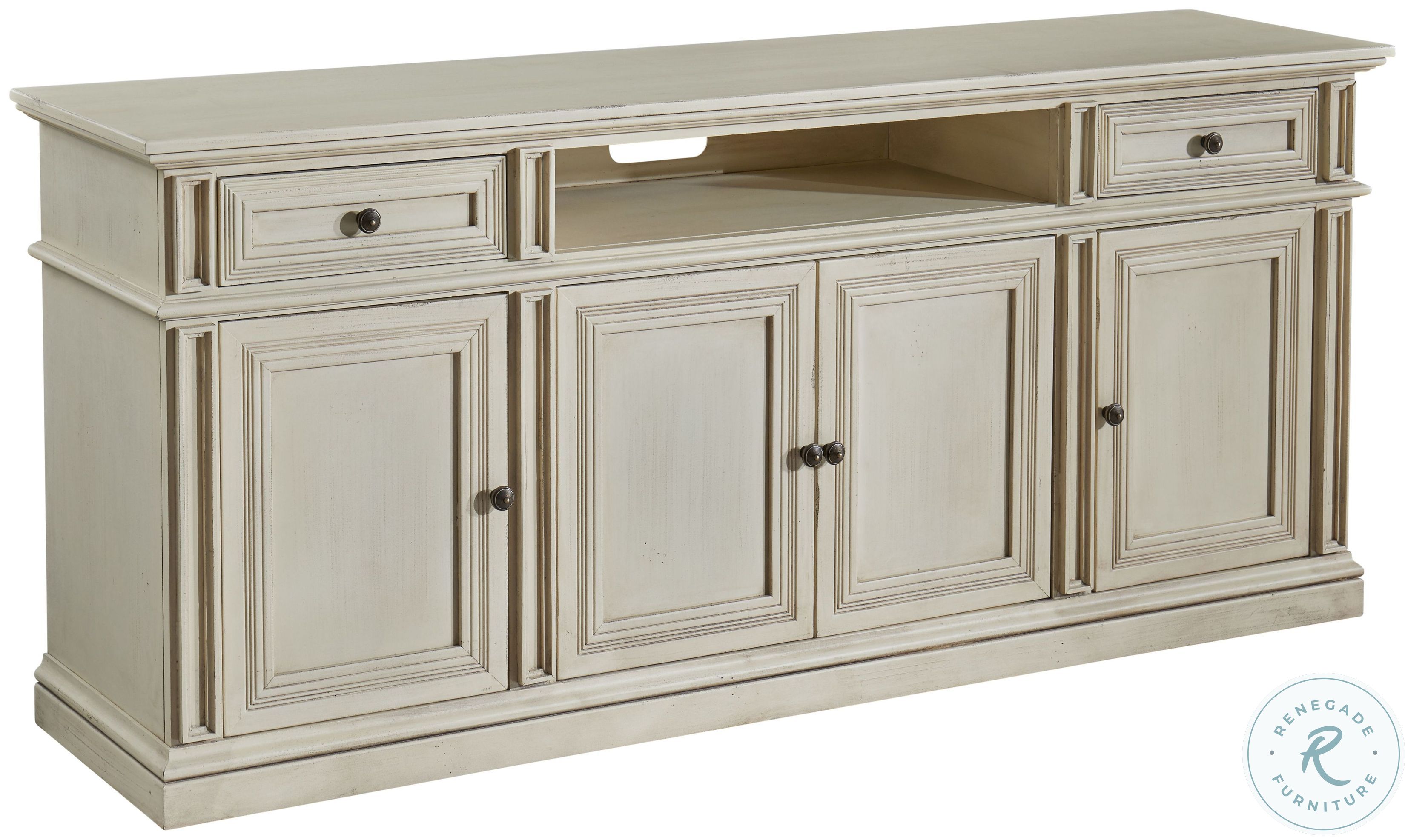Harrison Antique White 72" TV Stand From Progressive Furniture Home Gallery Stores