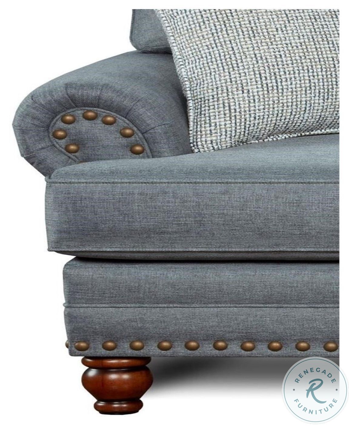 Bates Charcoal Grey Sofa From Southern Home Furnishings Home Gallery