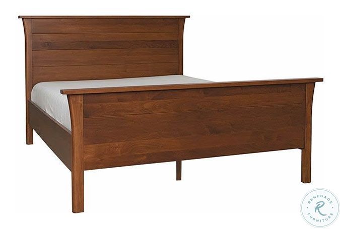 Keizer Dark Cherry Queen Platform Bed From Furniture Of America Coleman Keizer Dark Cherry Queen Platform Bed, Vilas Platform King Size Mid Century Style Bed