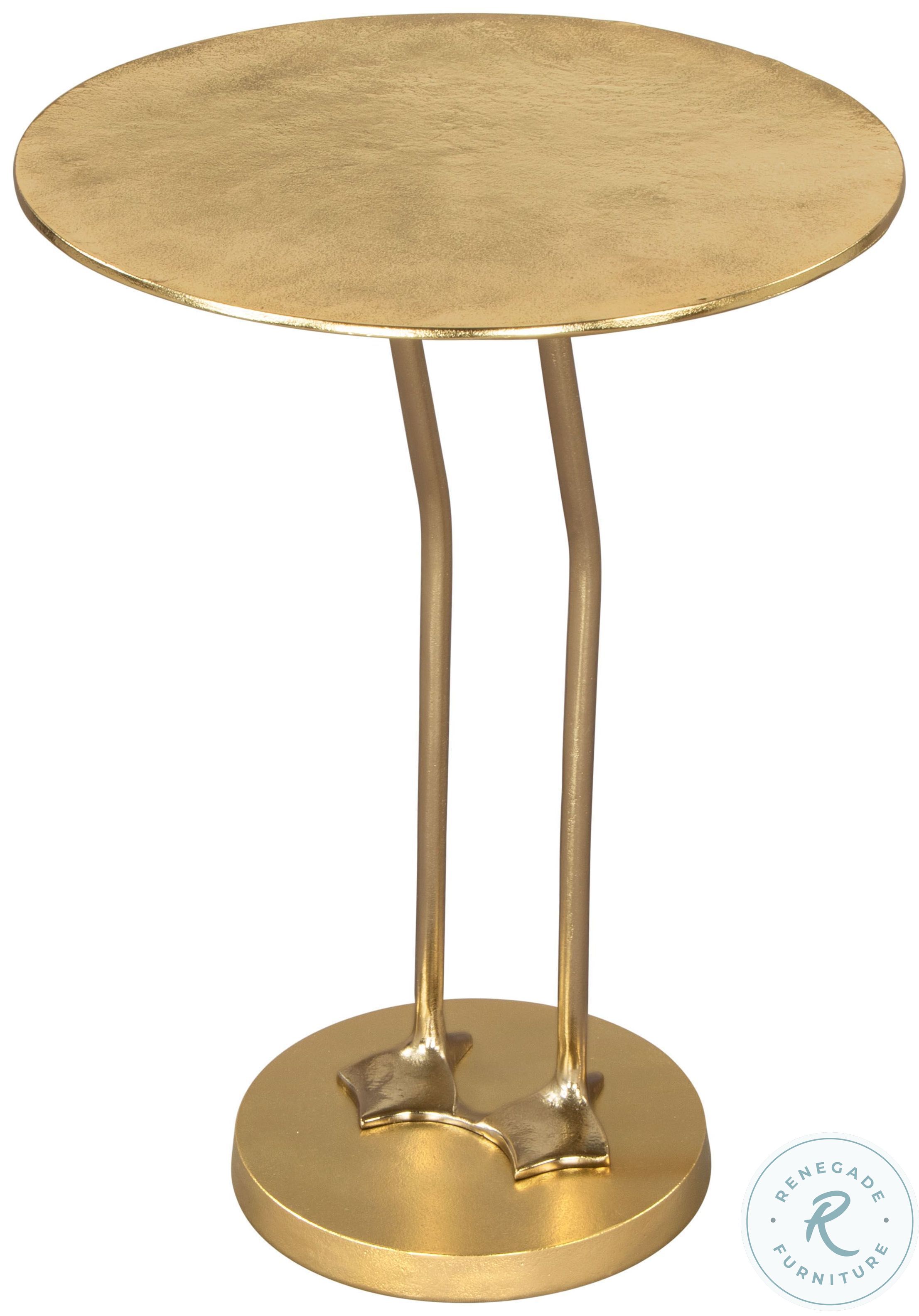 Grisham Gold Side Table From Zuo Home Gallery Stores