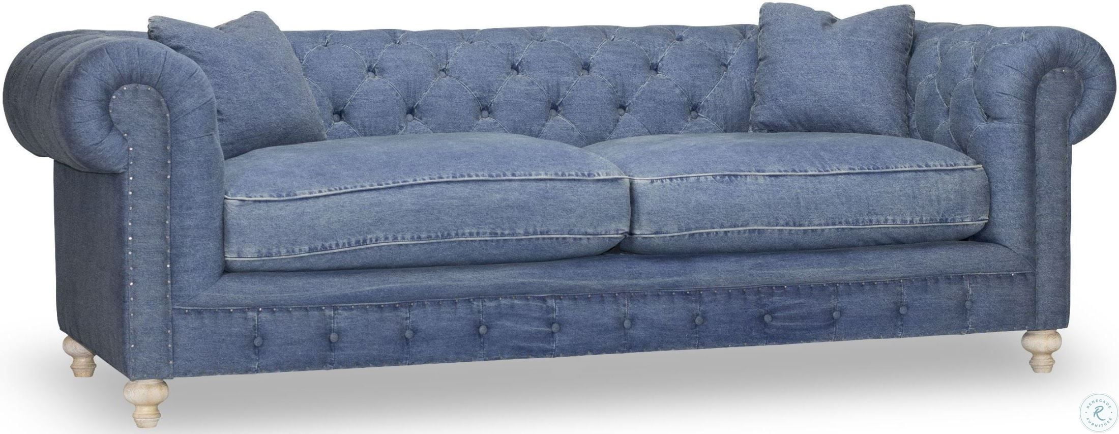 Greenwich Desi Blue Denim Sofa Greenwich Sofa