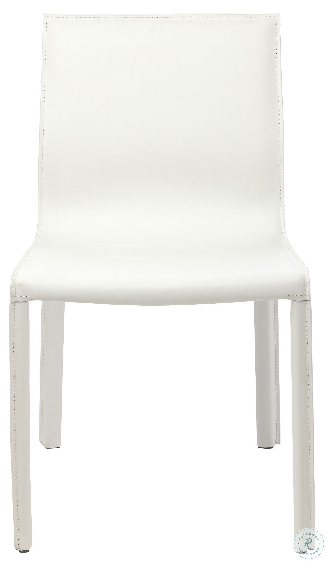 Colter White Leather Dining Chair HGAR267