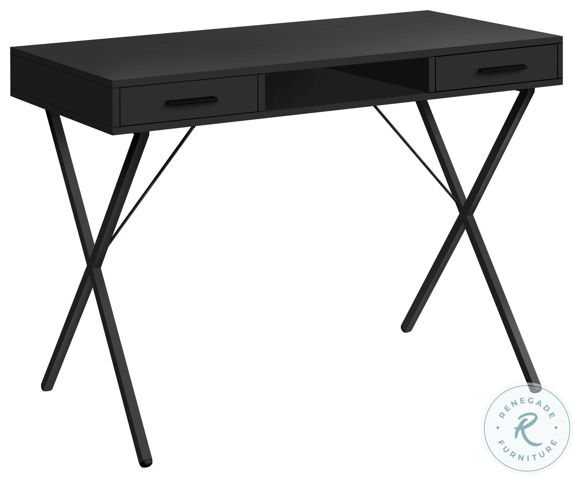 7791 Black Computer Desk From Monarch Home Gallery Stores