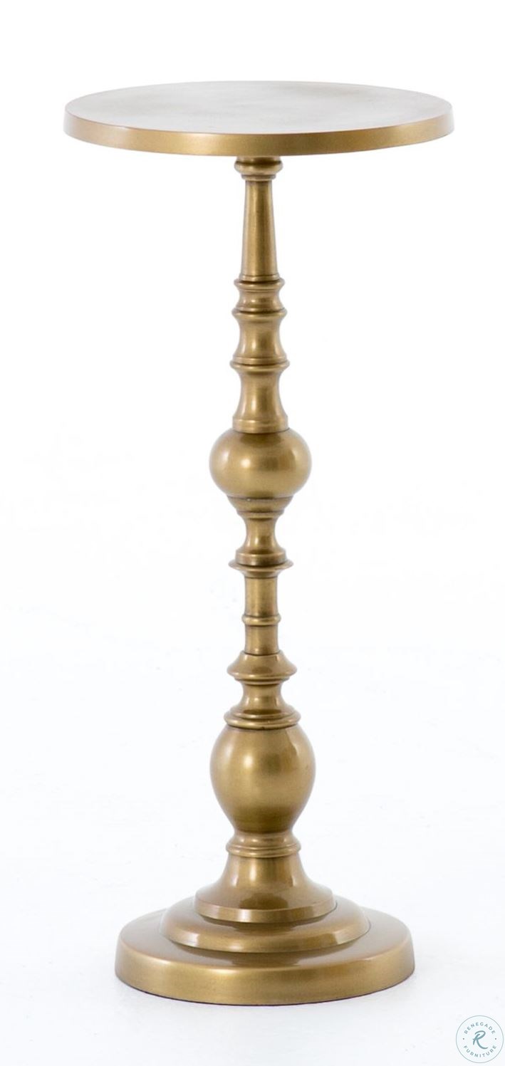 Asher Antique Brass Calhoun End Table IASR077