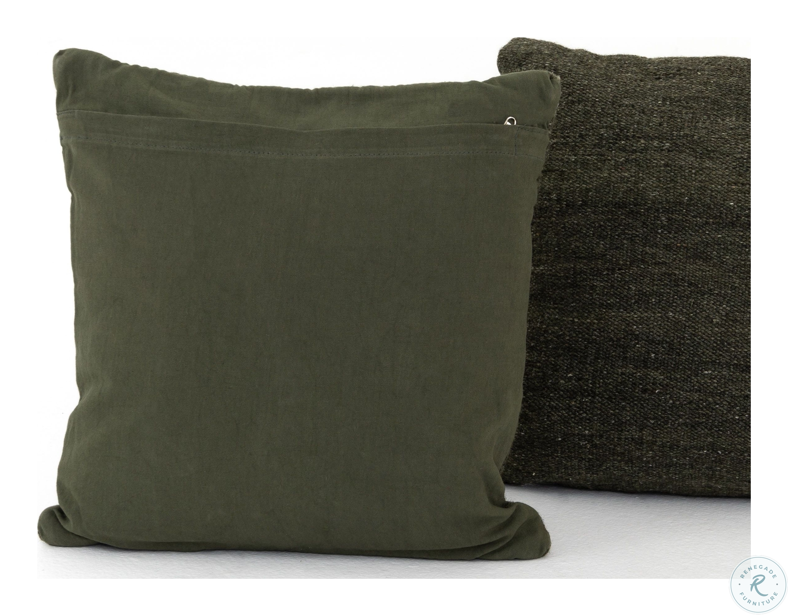 Nomad Sage Juniper Kilim Square Pillow Set Of 2