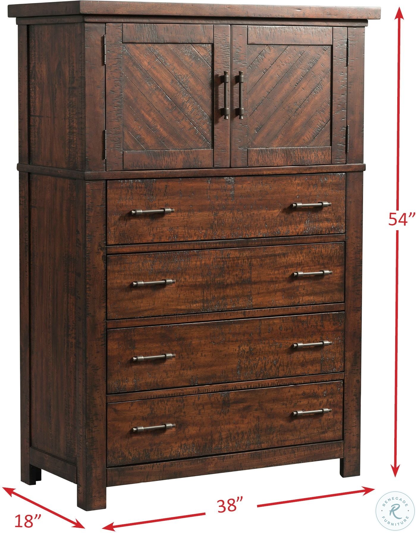Dex Walnut Storage Panel Bedroom Set | HomeGalleryStores.com | JX600QB