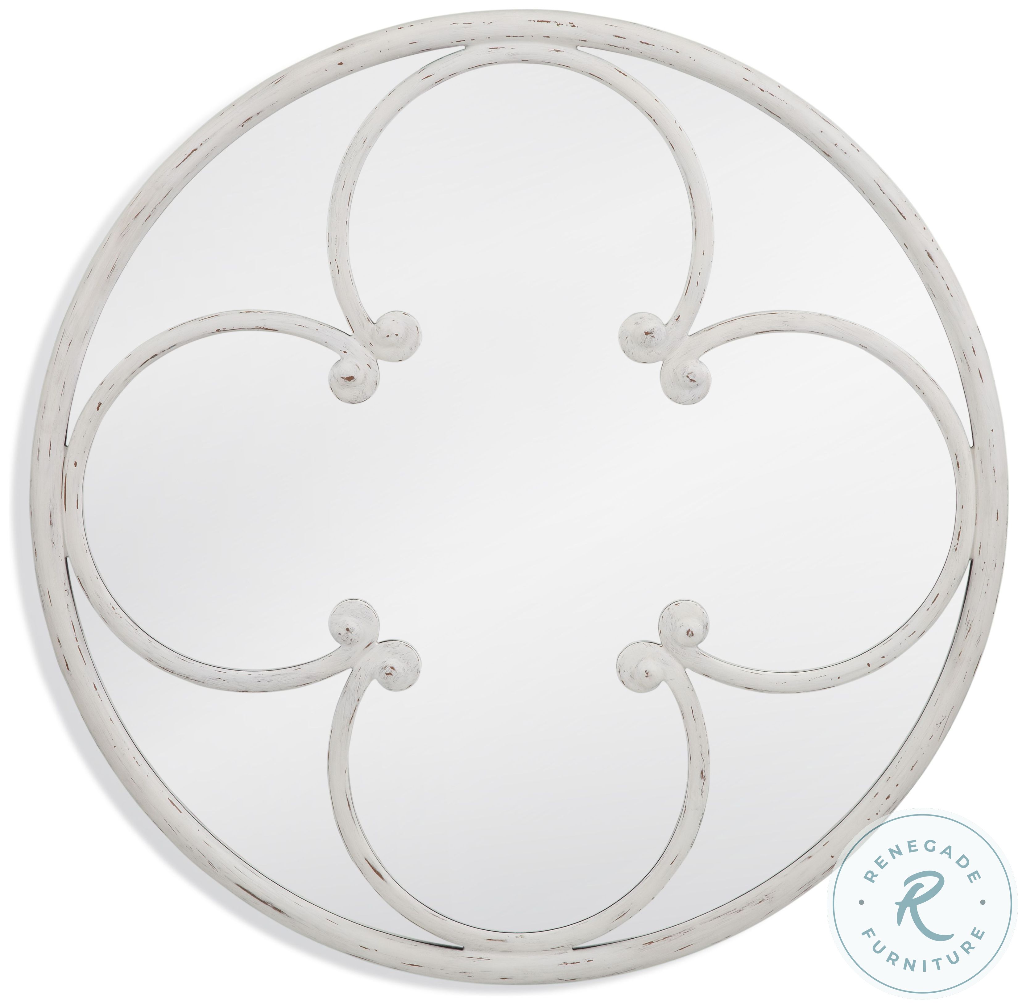 Ashdale White Washed Wall Mirror M4344