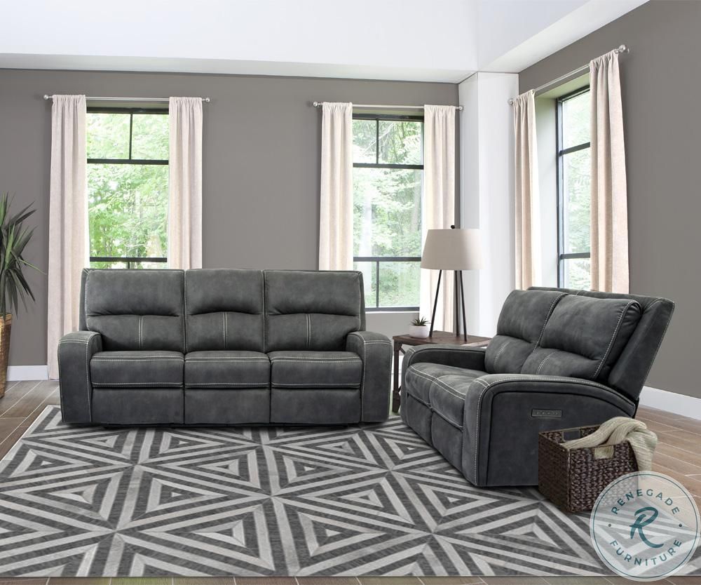 Polaris Slate Power Recliner MPOL812PHSLA