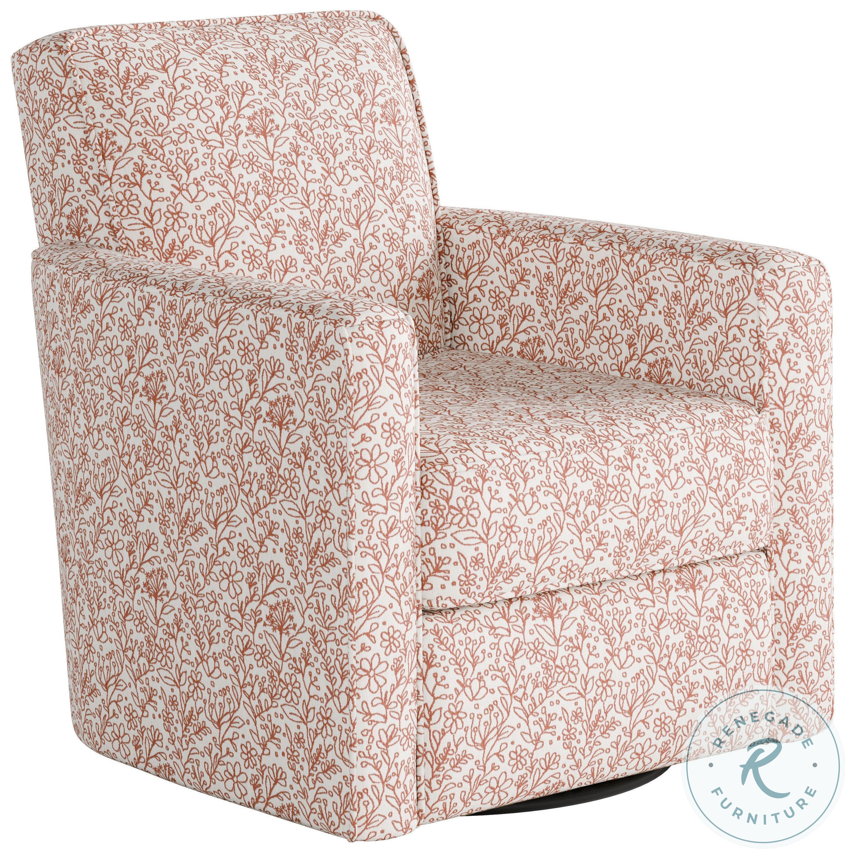 Clover Coral Straight Arm Swivel Glider Chair From Southern Home