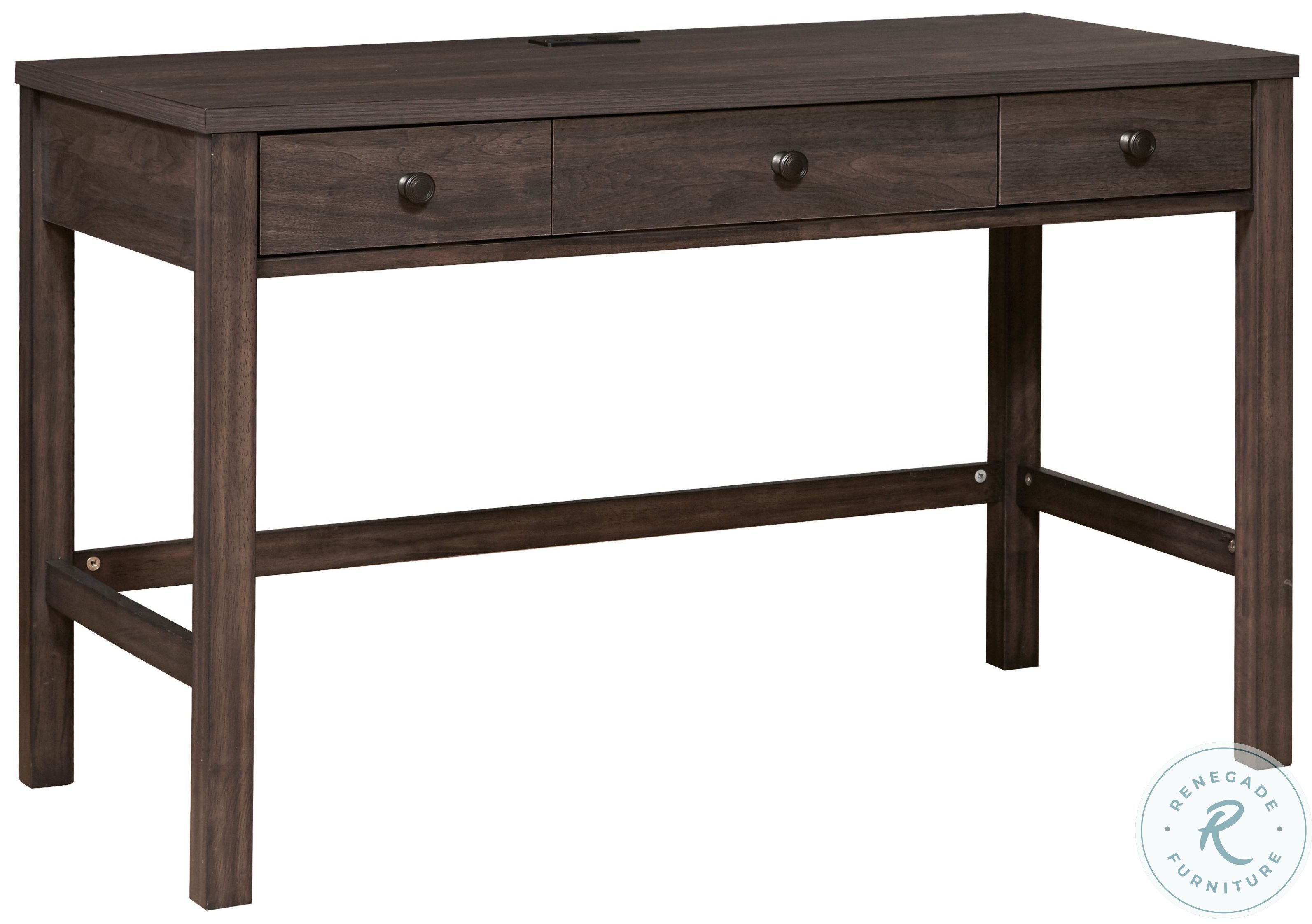 Granite Falls Espresso Brown Drawer Desk S462414