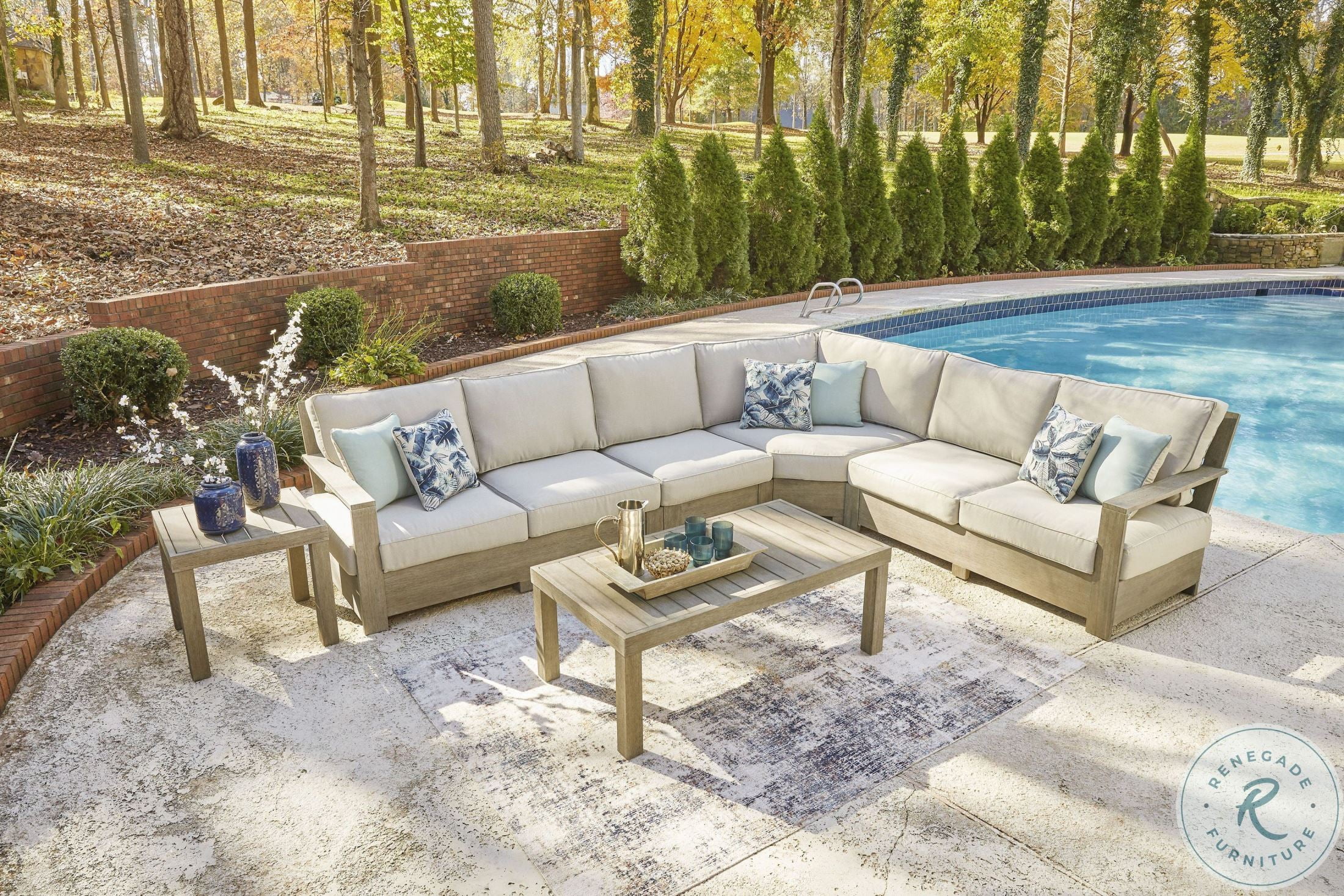 Silo Point Brown Outdoor Sectional