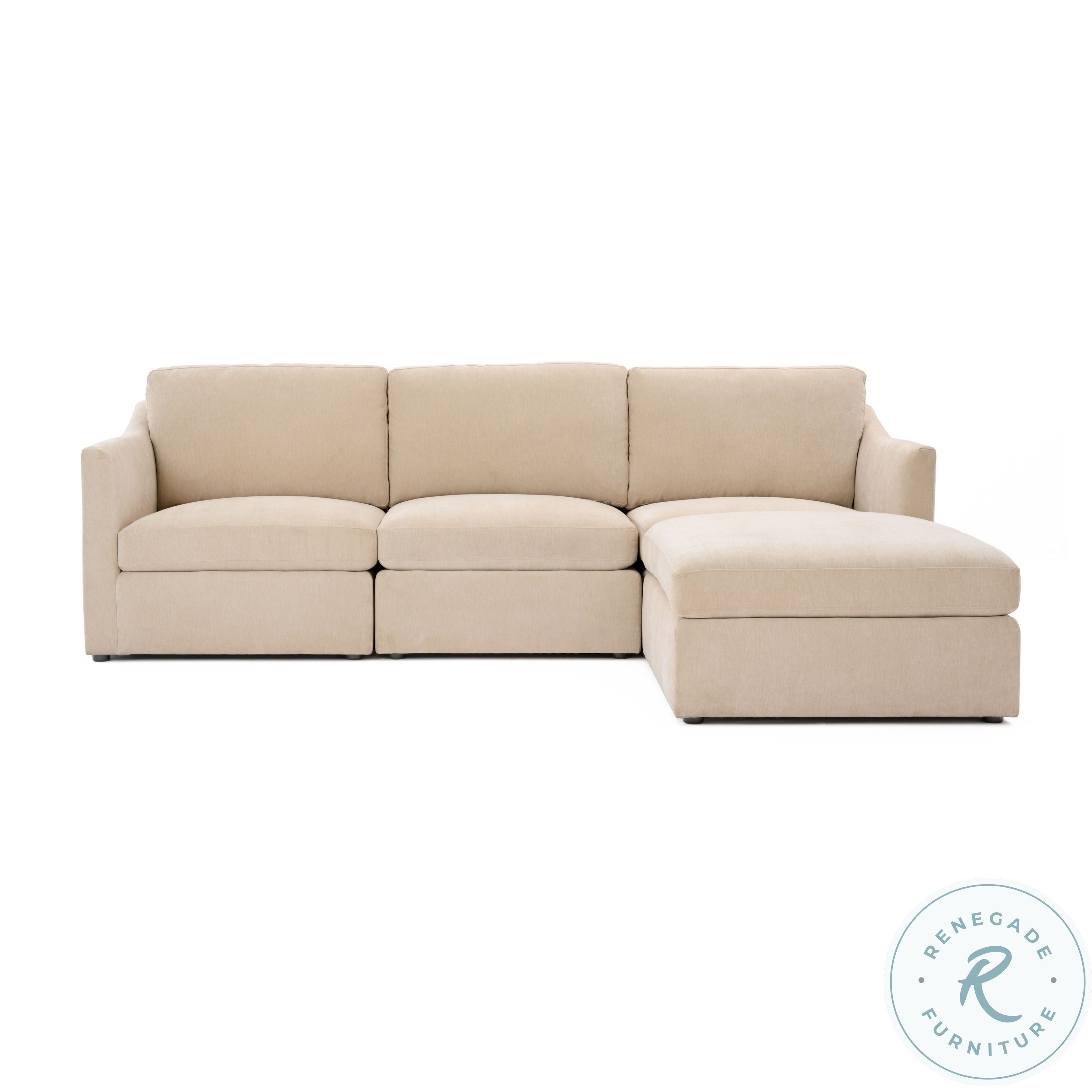 Aiden Beige Modular Sectional L06110
