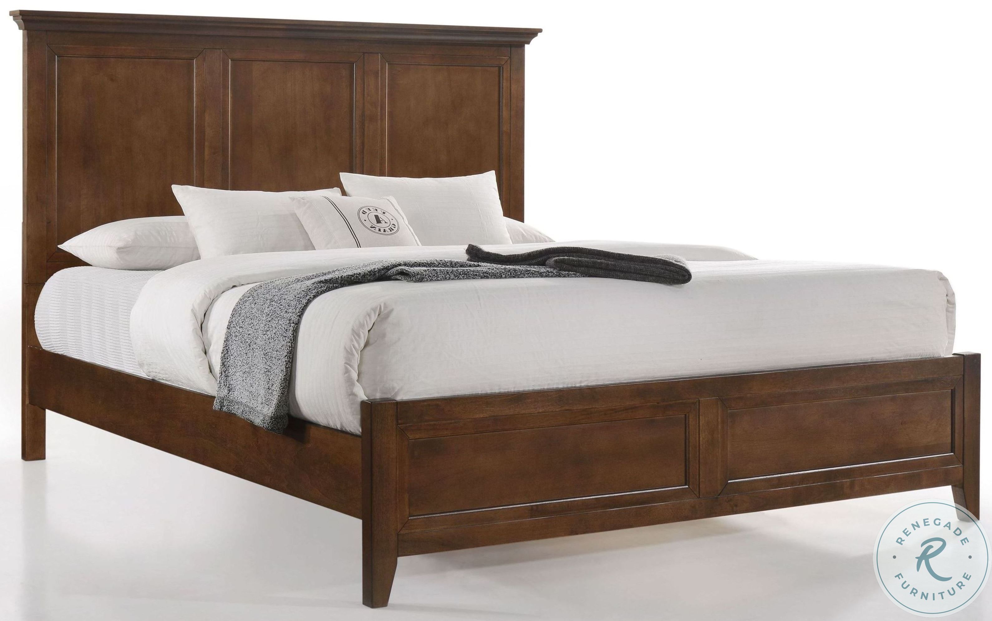 San Mateo Tuscan Panel Bedroom Set SMBR8865QHBFBRSTUS