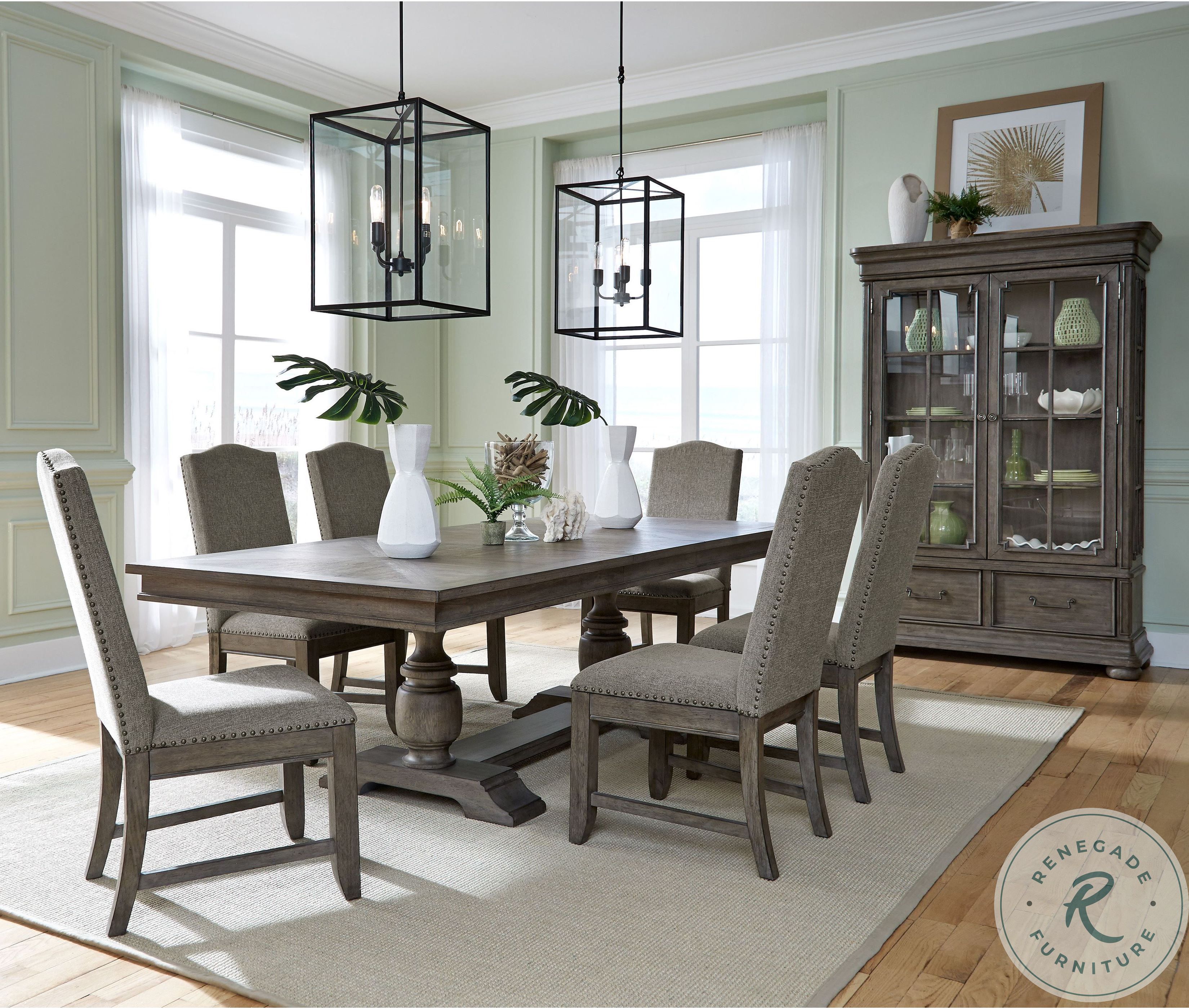 Lasalle Gray Rectangular Dining Room Set S546