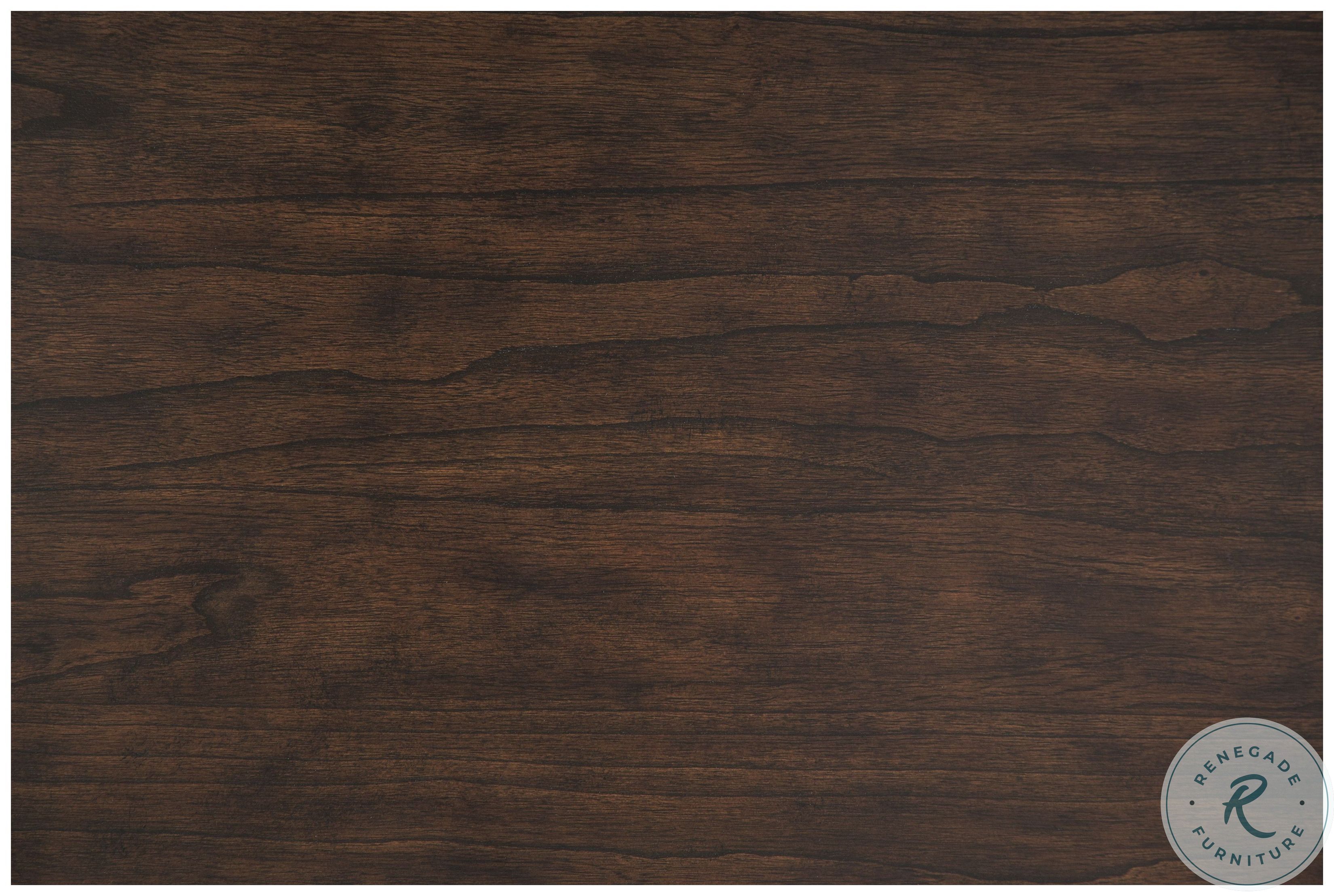 Barilanni Dark Brown Chairside End Table T9347