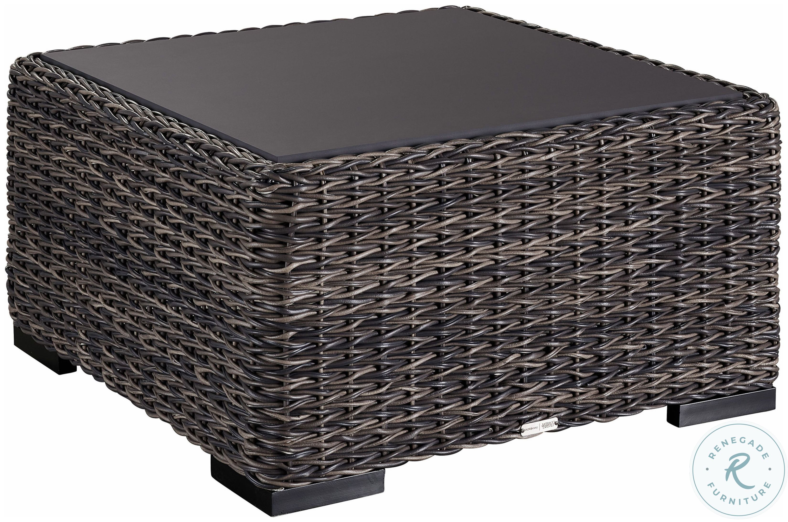 Coastal Living Montauk Tawney Outdoor Square Cocktail Table From Universal Home Gallery Stores