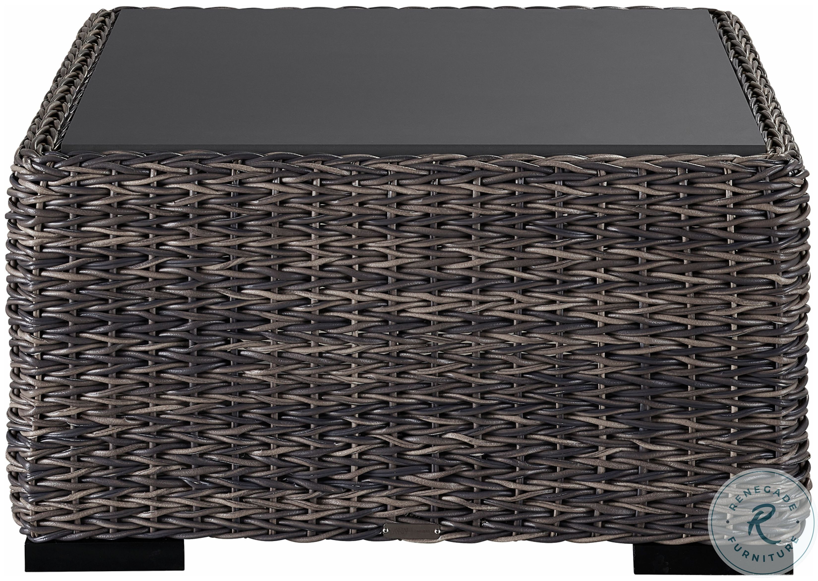 Coastal Living Montauk Tawney Outdoor Square Cocktail Table From Universal Home Gallery Stores