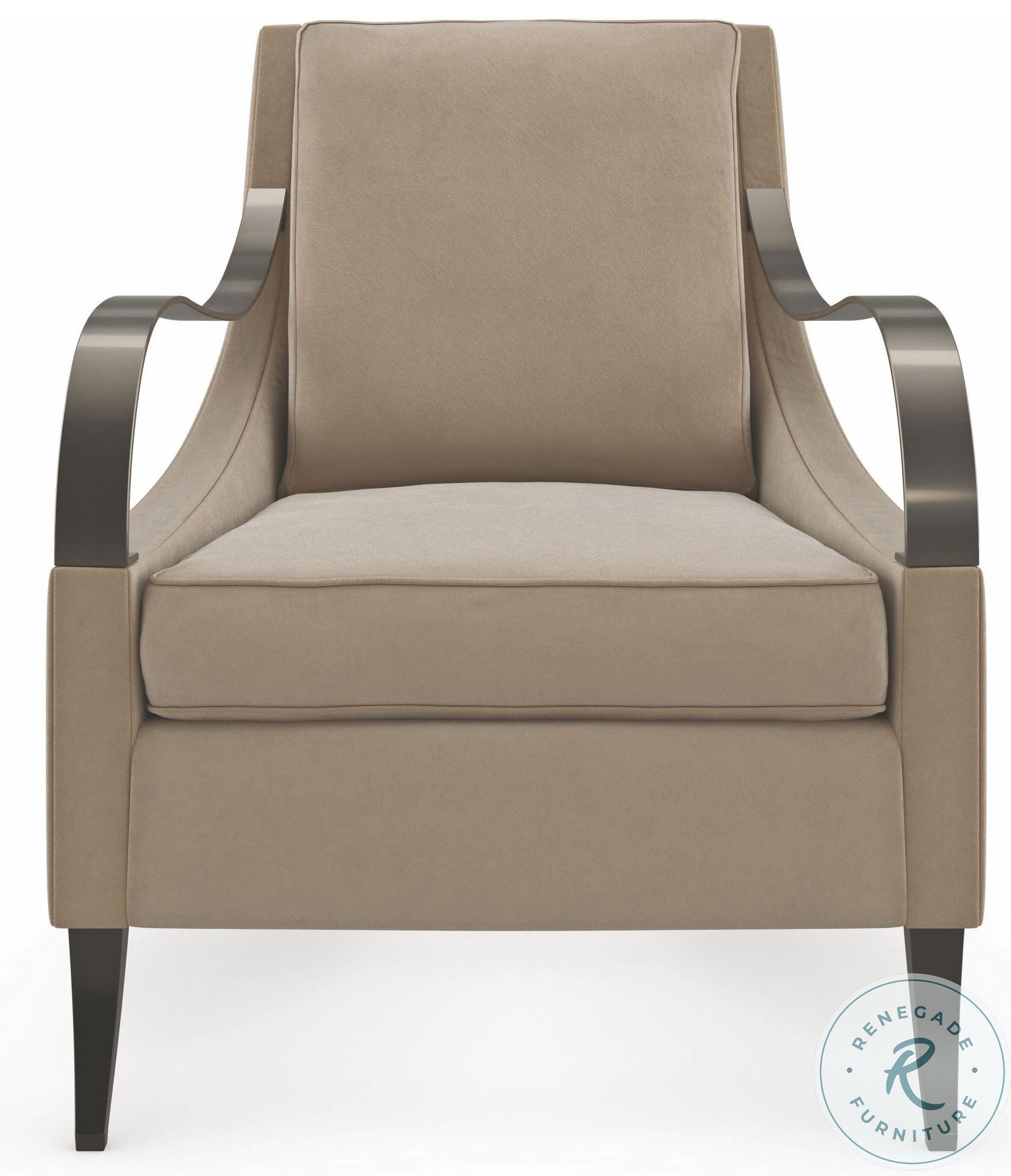 Slippery Slope Lustrous Silver Chair From Caracole Home Gallery Stores