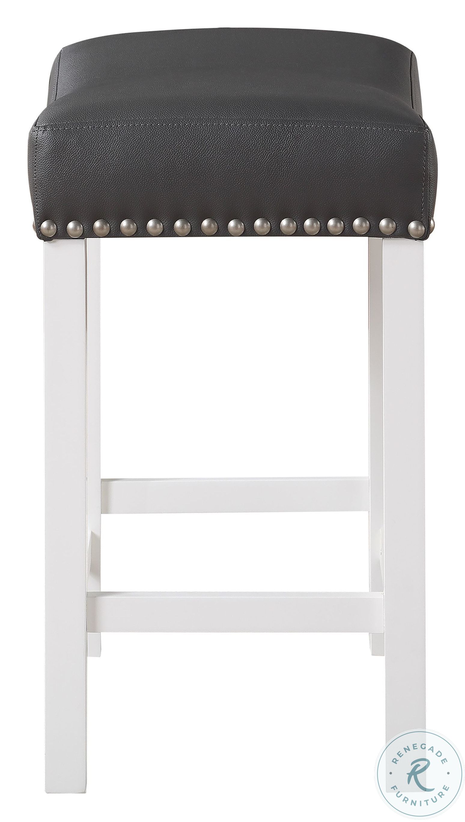 Zermatt White Kitchen Island Set ZR380CKTB