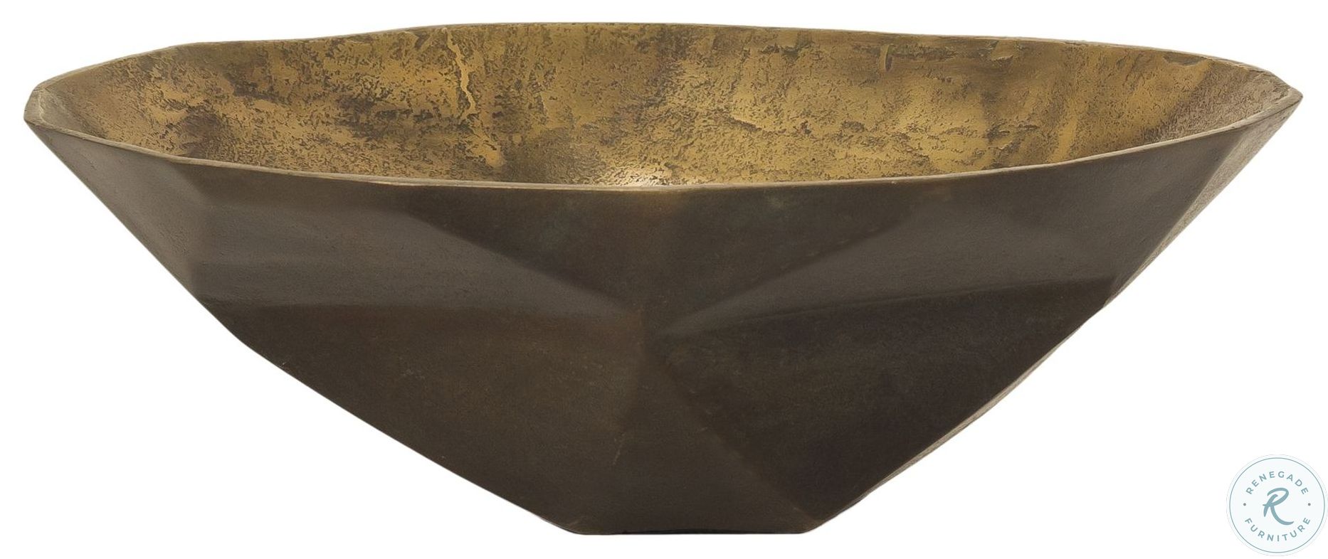 Kennedy Antiqued Brass Bowl