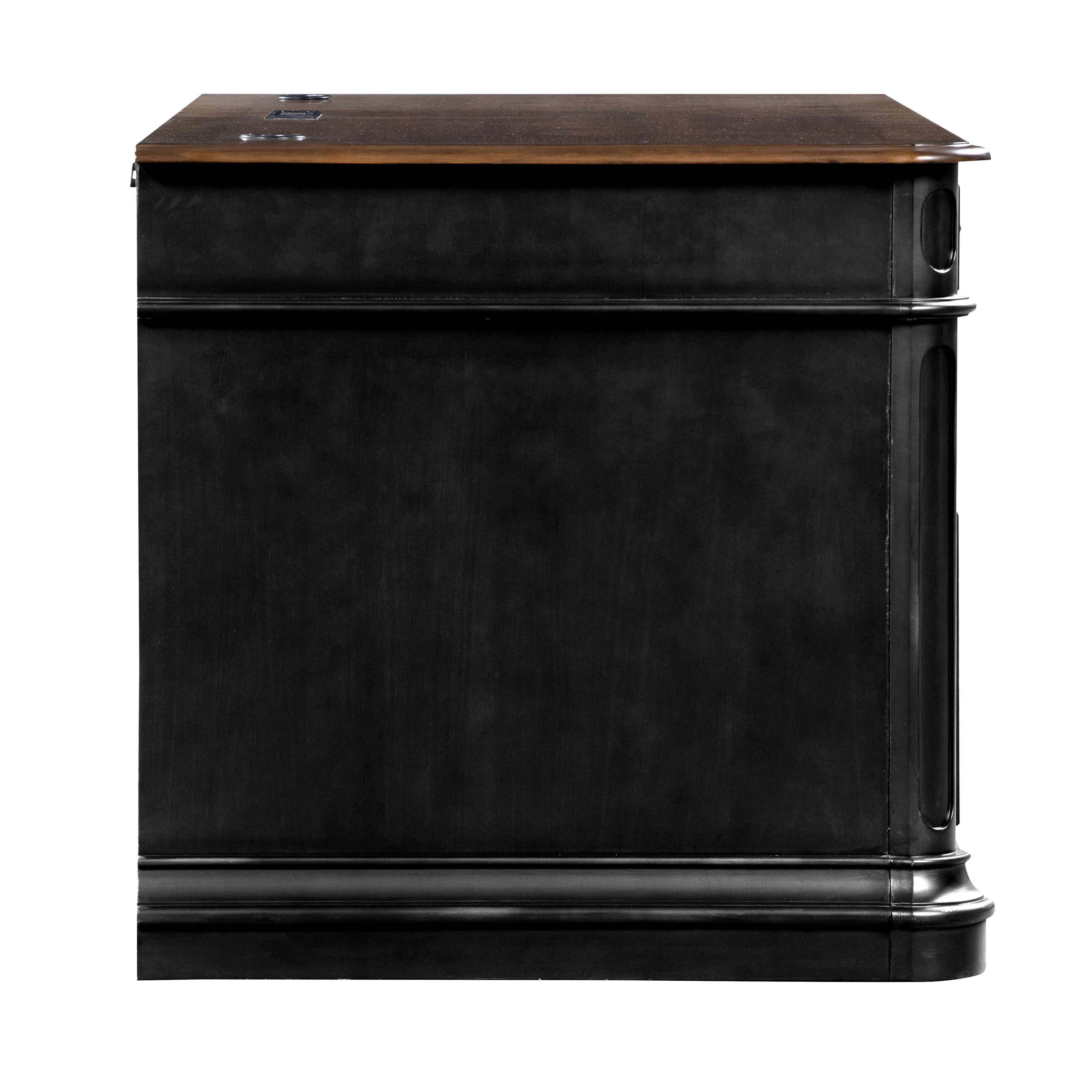 Roanoke Black Desk | HomeGalleryStores.com | H360-30-35-HGS