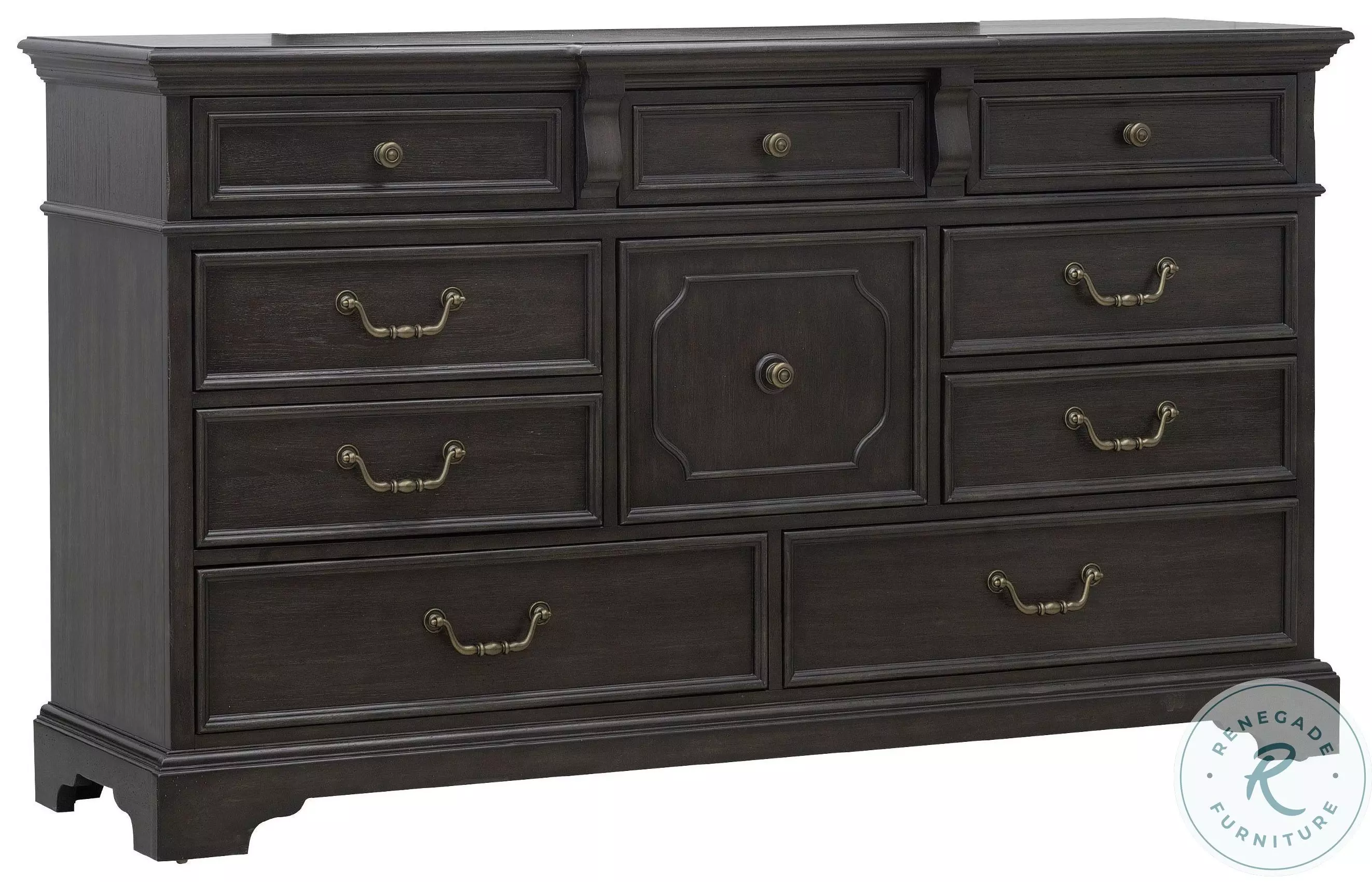 Drawer - yori 2018AW大人気チェックジレ Hickory Creek Brown Velvet 10 Drawer Dresser From Pulaski
