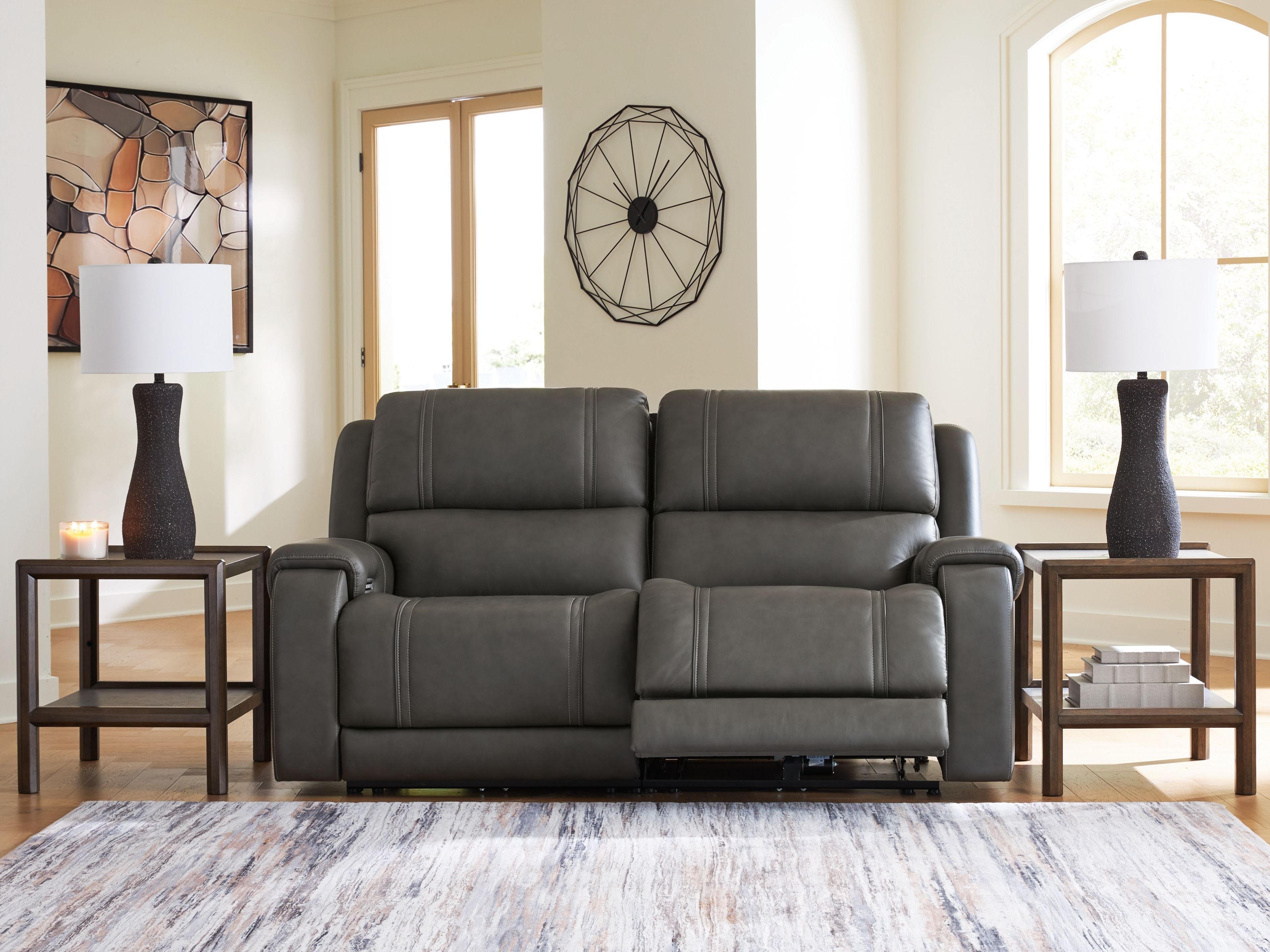 5Z Pendley Anchor Modular Power Reclining Sectional From Ashley