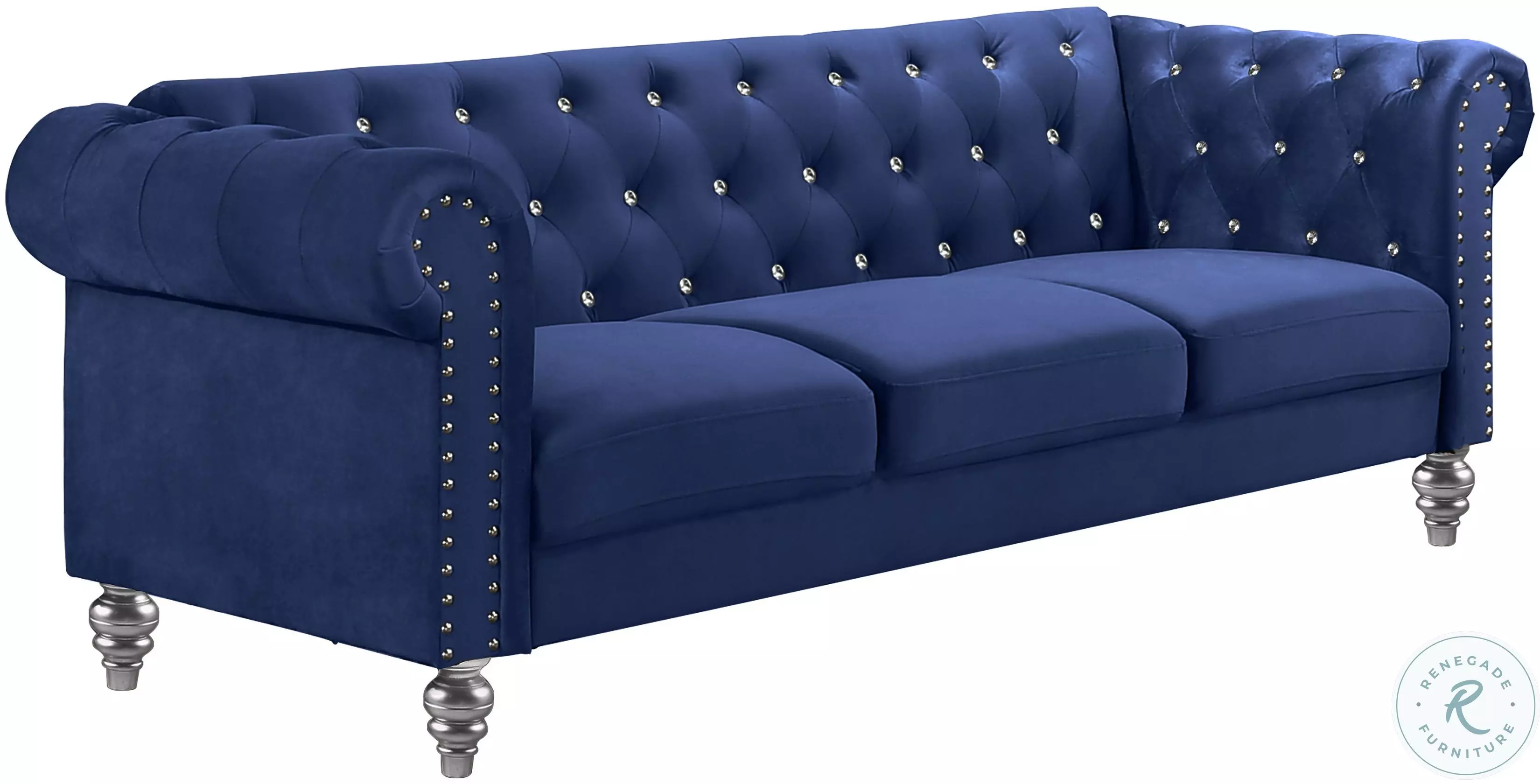 Emma Royal Blue Sofa From Home Gallery Stores | Home Gallery Stores