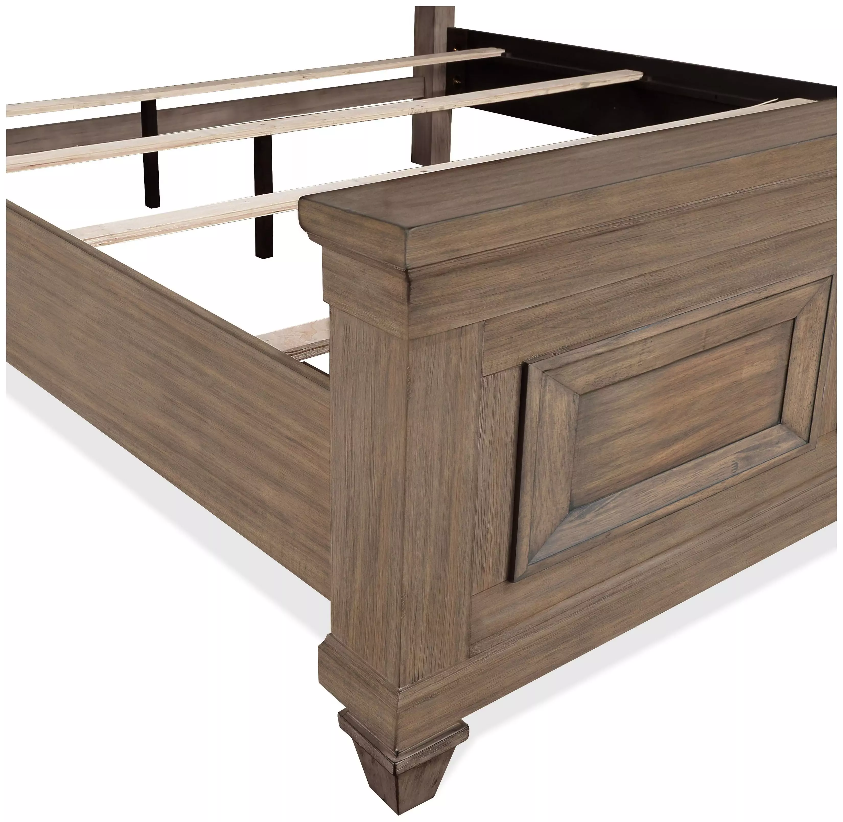 Mariana Mocha and Beige Queen Panel Bed From New Classic | Coleman