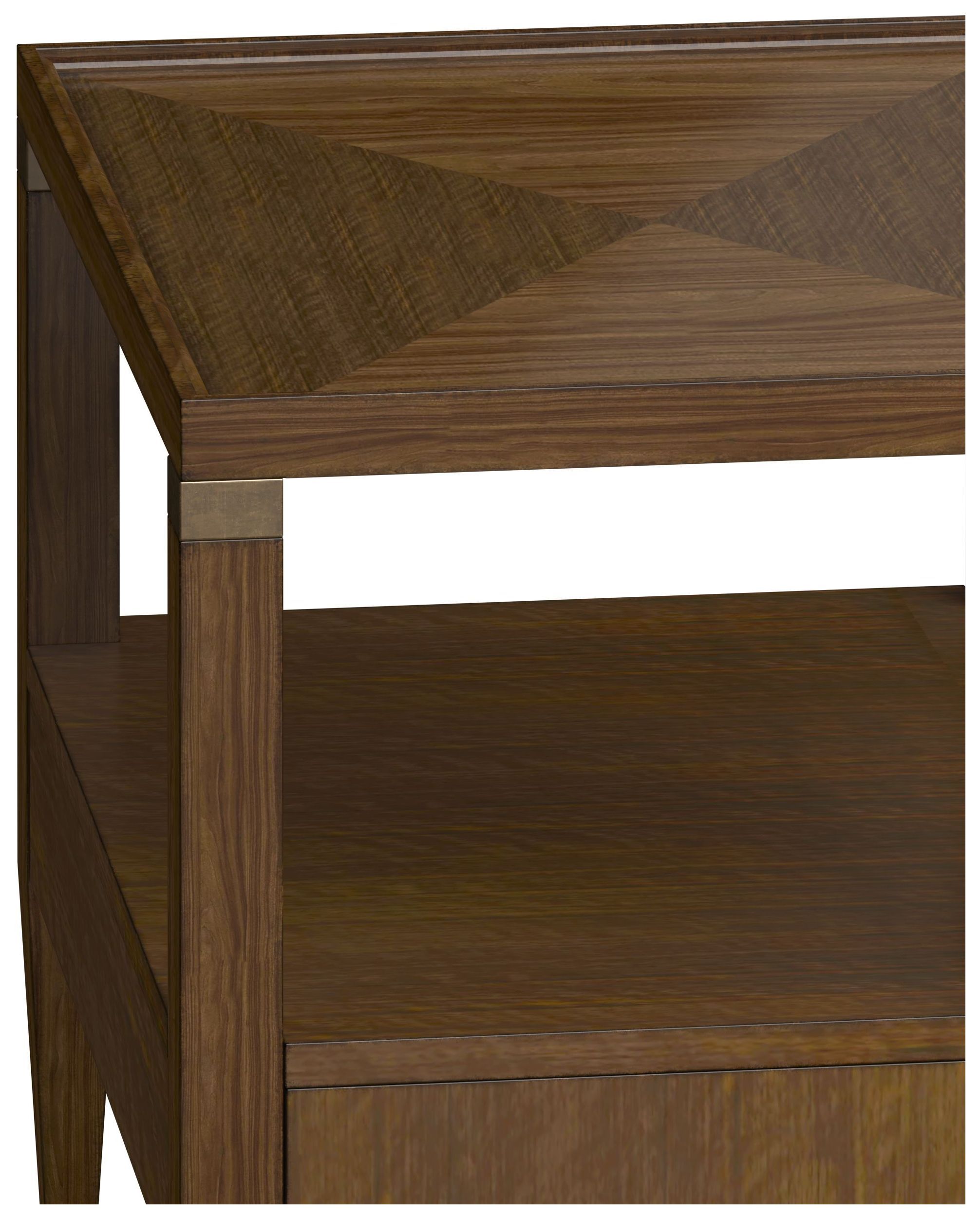 Eave Brown Rectangular End Table with 1 Drawer From ART | Coleman